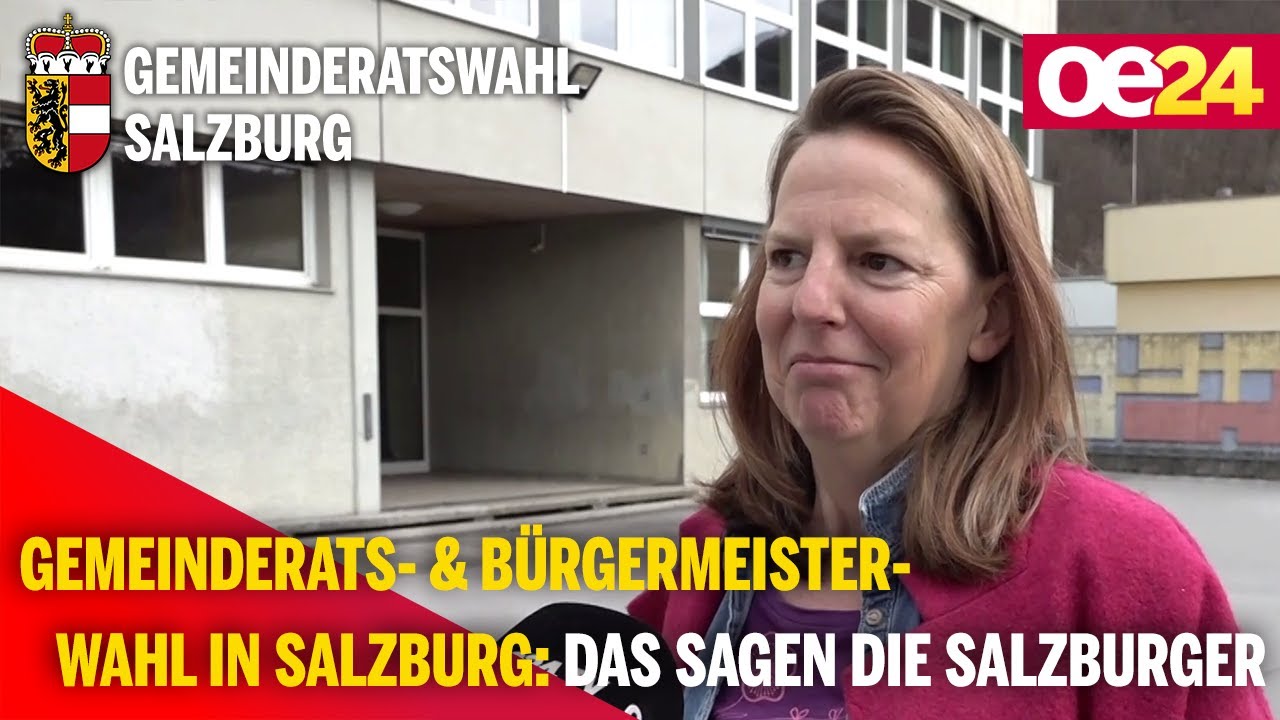 Gemeinderats- & Bürgermeisterwahl in Salzburg: Das sagen die Salzburger