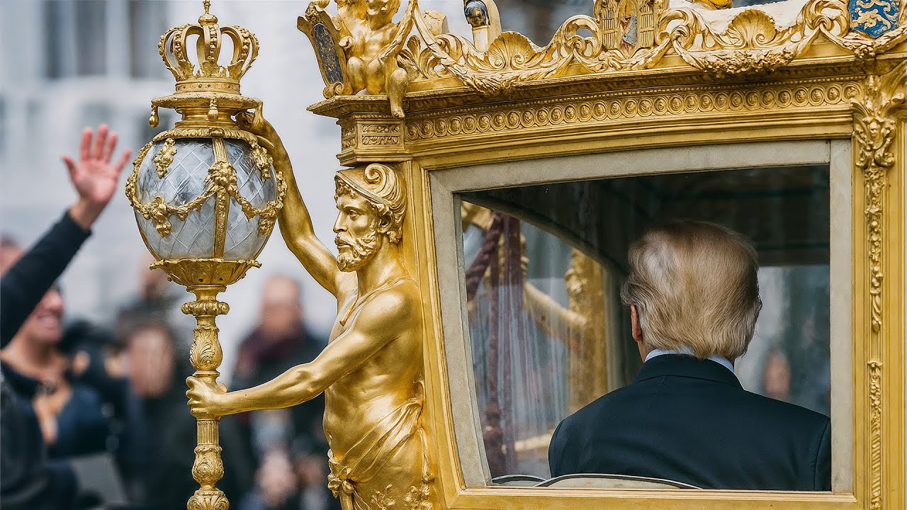 Trump maakt entree in de Gouden Koets!