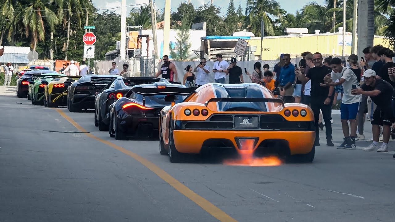 FLAMES, HARD Accelerations, and LOUD REVS - BEST HYPERCARS and Supercars in ACTION