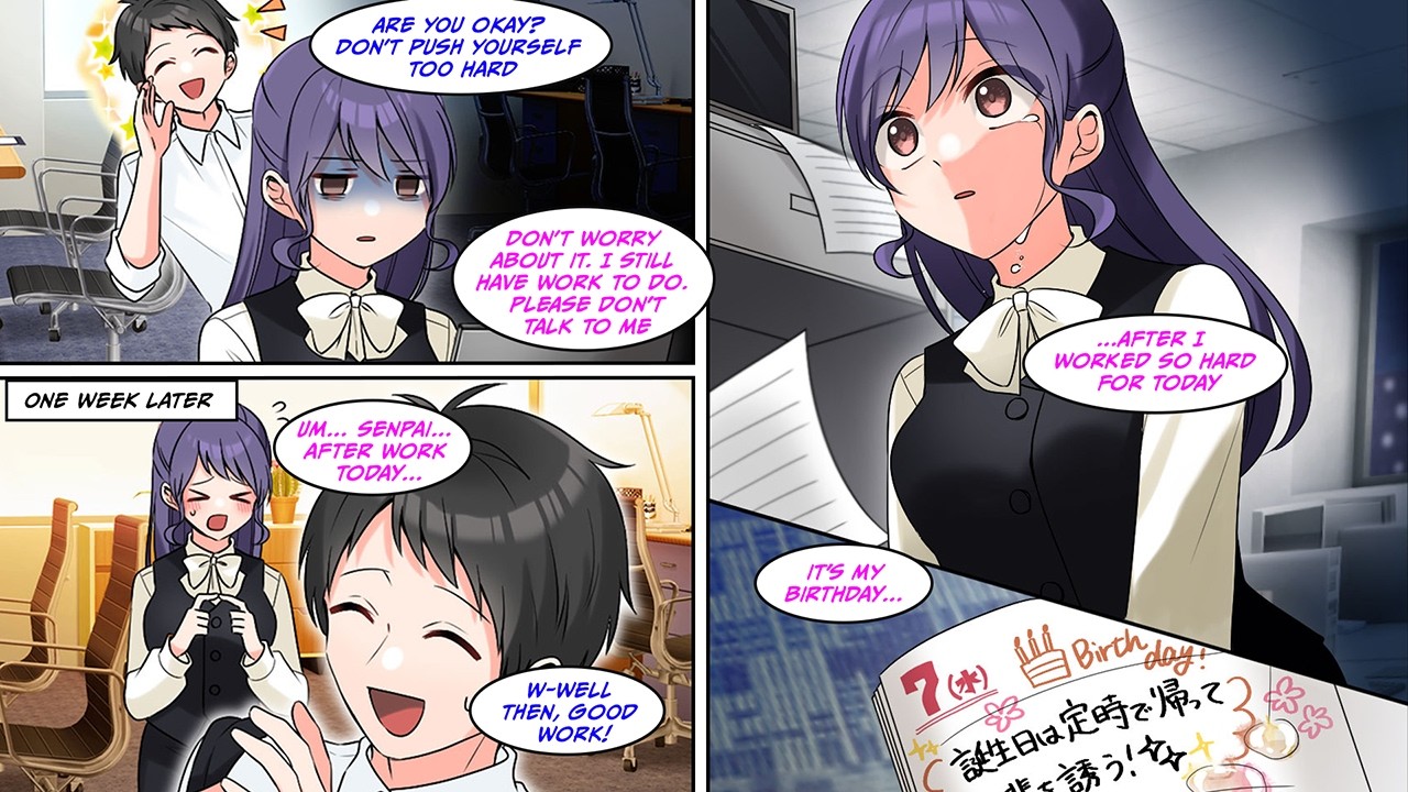 [Manga Dub] My junior colleague was being cold to me so I declined her offer and...