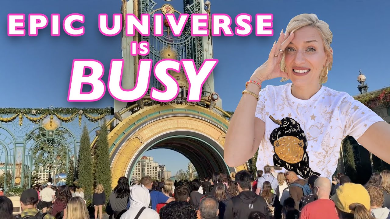 EPIC UNIVERSE CROWDS: Visiting The NEW Park During The Busiest Time of Year | Universal Orlando