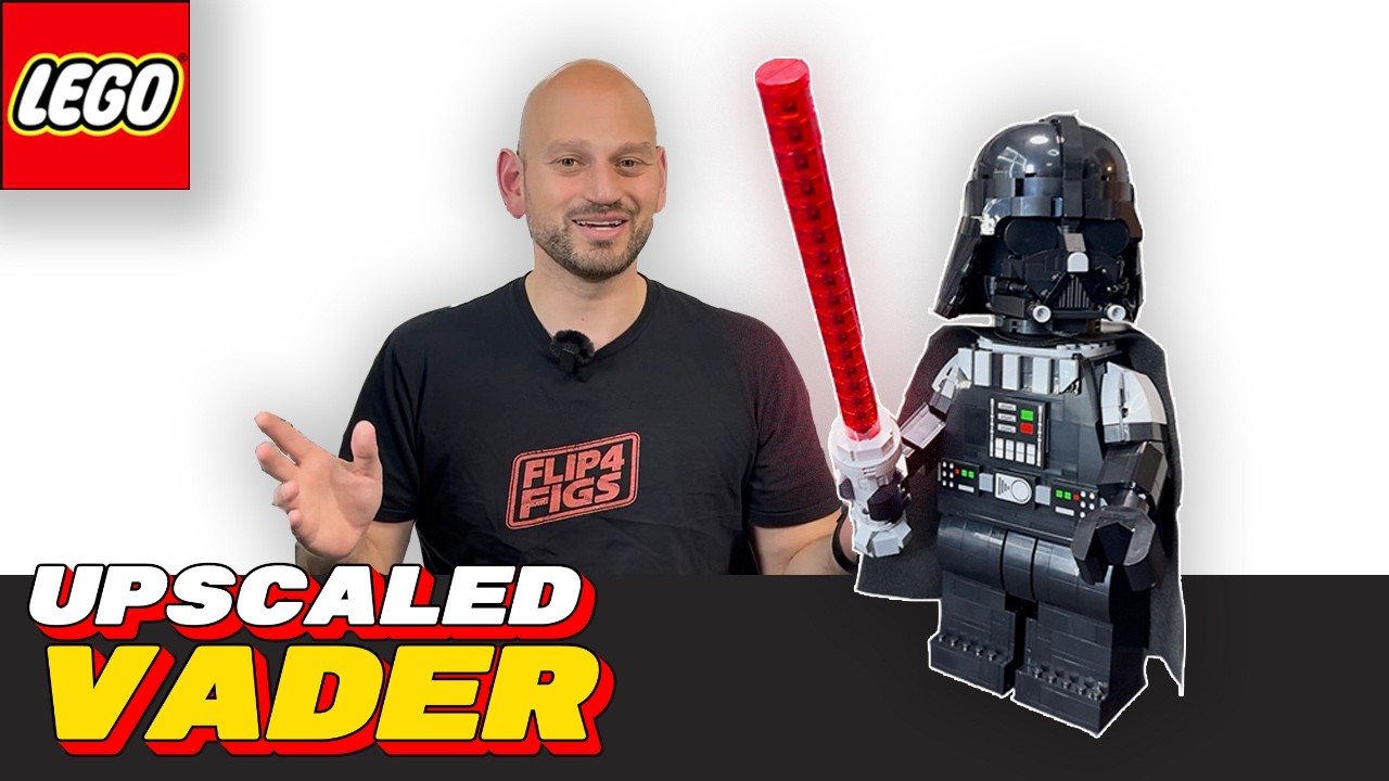 ОБЗОР УВЕЛИЧЕННОЙ МИНИФИГУРКИ ДАРТА ВЕЙДЕРА ОТ LEGO! | Лучшая ли это минифигурка из &laquo;Звездных вой...