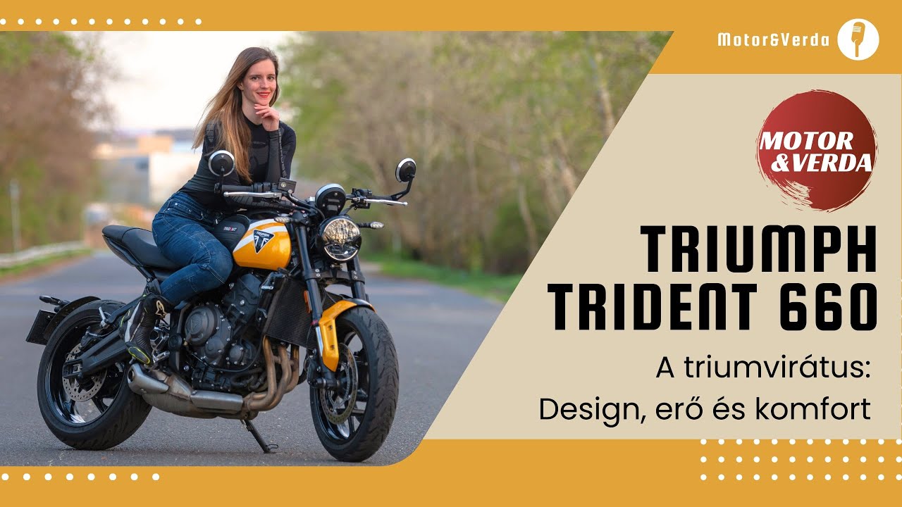 Triumph Trident 660 (2025) teszt - A design, az erő és a komfort szövetsége -  Motor&Verda