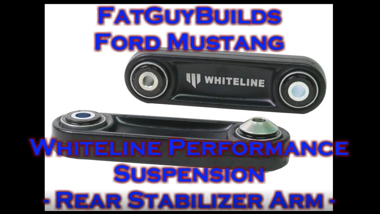 Ford Mustang Rear Stabilizer Arms Install step-by-step | Whiteline performance