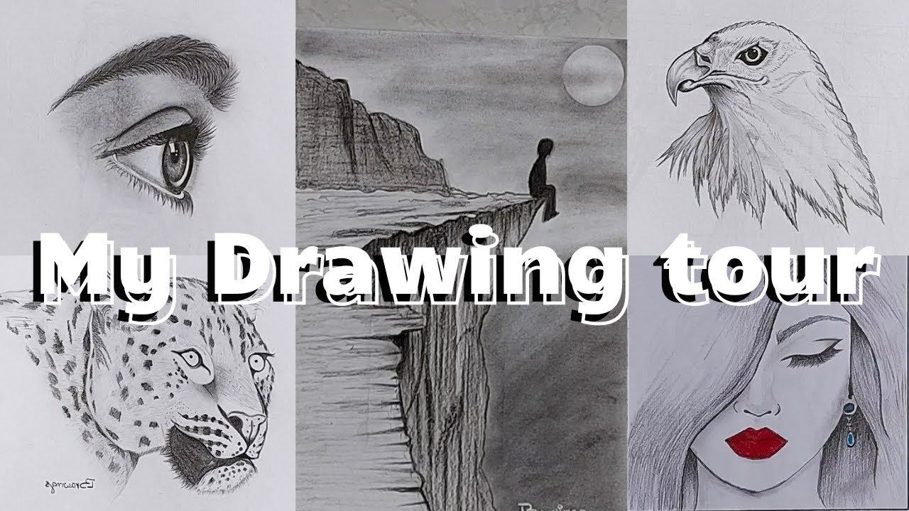 My Drawing Tour | My Beautiful Pencil Drawings | Shorts | YTShorts | Viral | @LBDrawings-a12