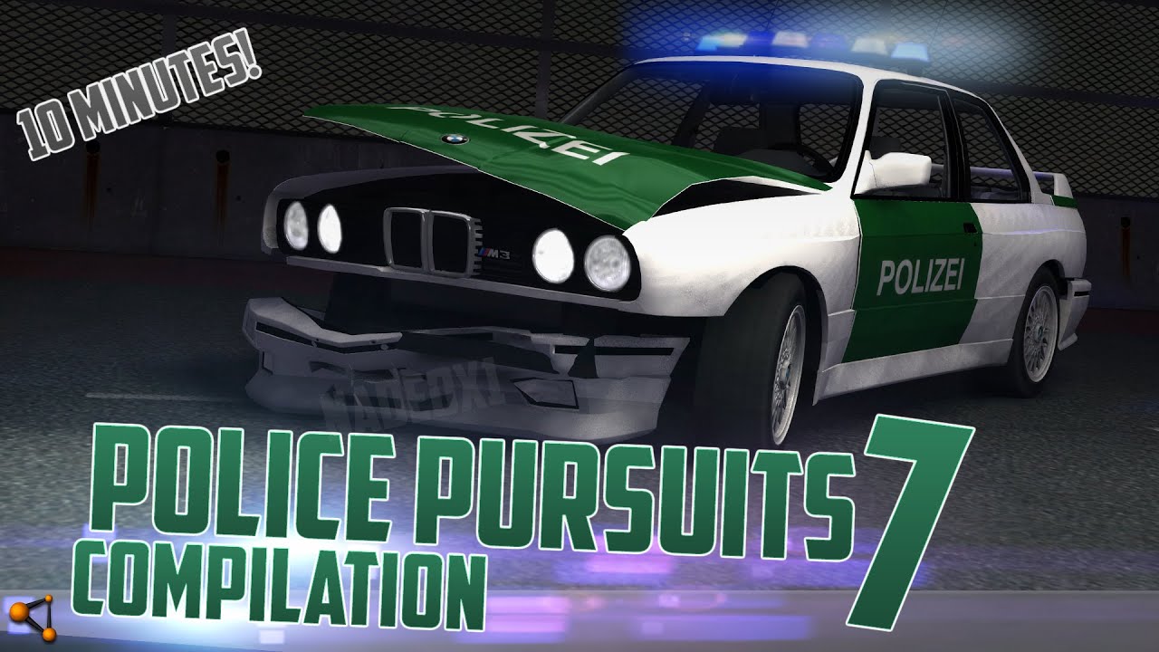 BeamNG.Drive Police Pursuits Compilation #7 - [HighSpeed Crashes and Rollovers - 10 Minutes]
