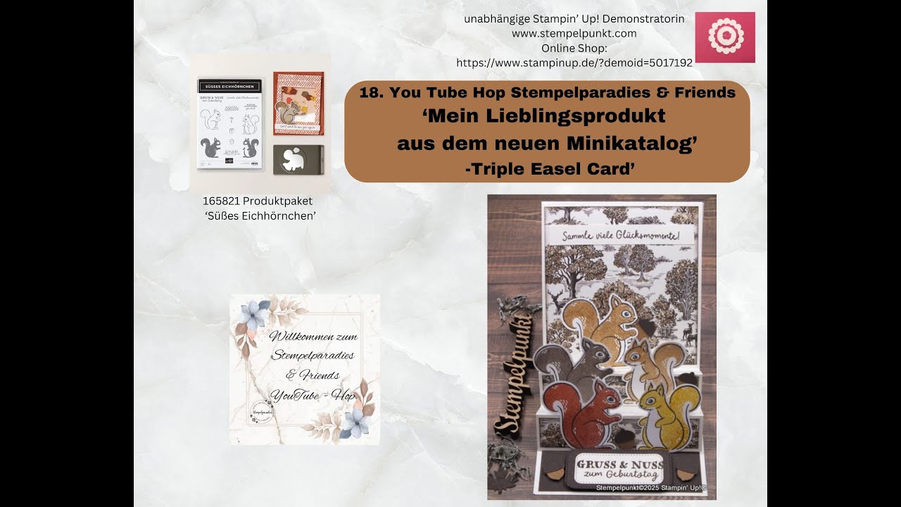 18. You Tube Hop Stempelparadies & Friends 'Mein Lieblingsprodukt aus dem neuen Minikatalog'