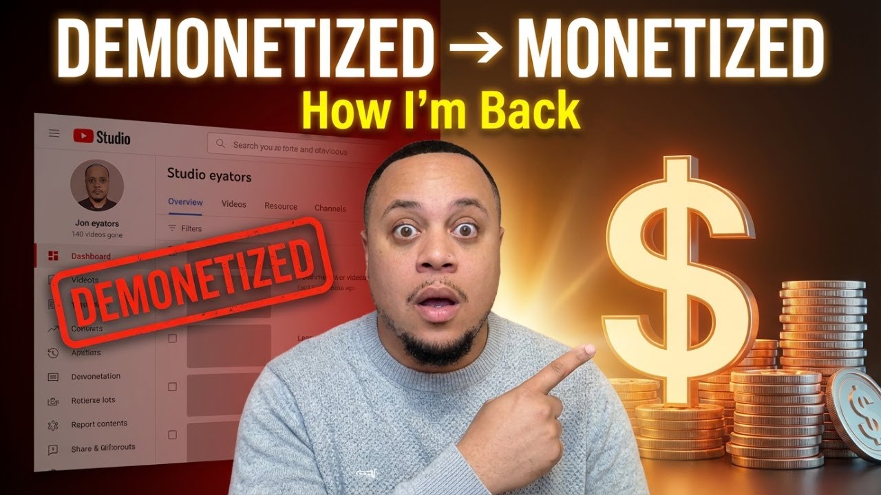 YouTube Demonetized My Channel After 340 Videos — How I'm Getting Monetized Again in 2026