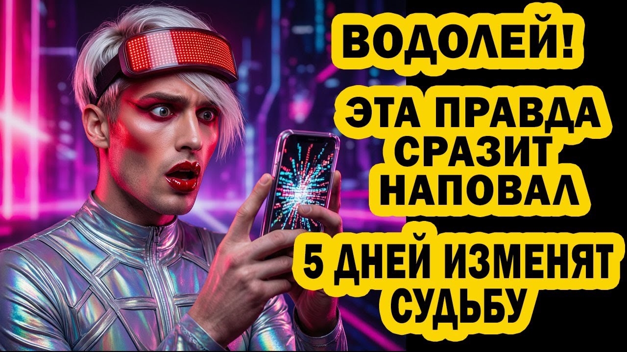 ВОДОЛЕЙ Готовься! Запускается Бумеранг Судьбы! 5 кармических дней перевернут жизнь с ног на голову
