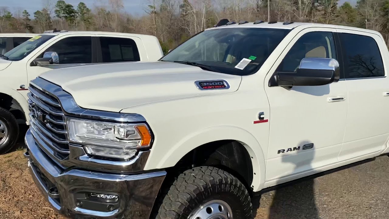 2021 RAM 3500 Longhorn Every option Leveled/ Tires/