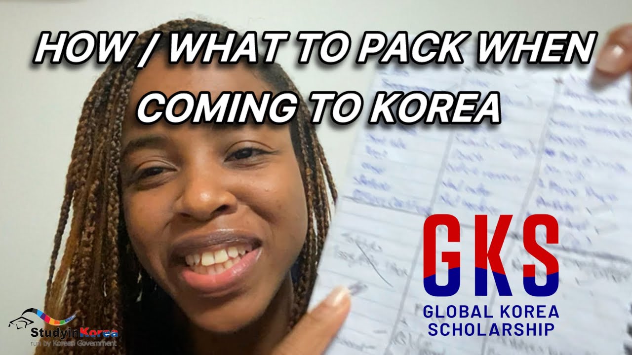 HOW/WHAT TO PACK WHEN COMING TO KOREA FOR GKS| GKS SERIES