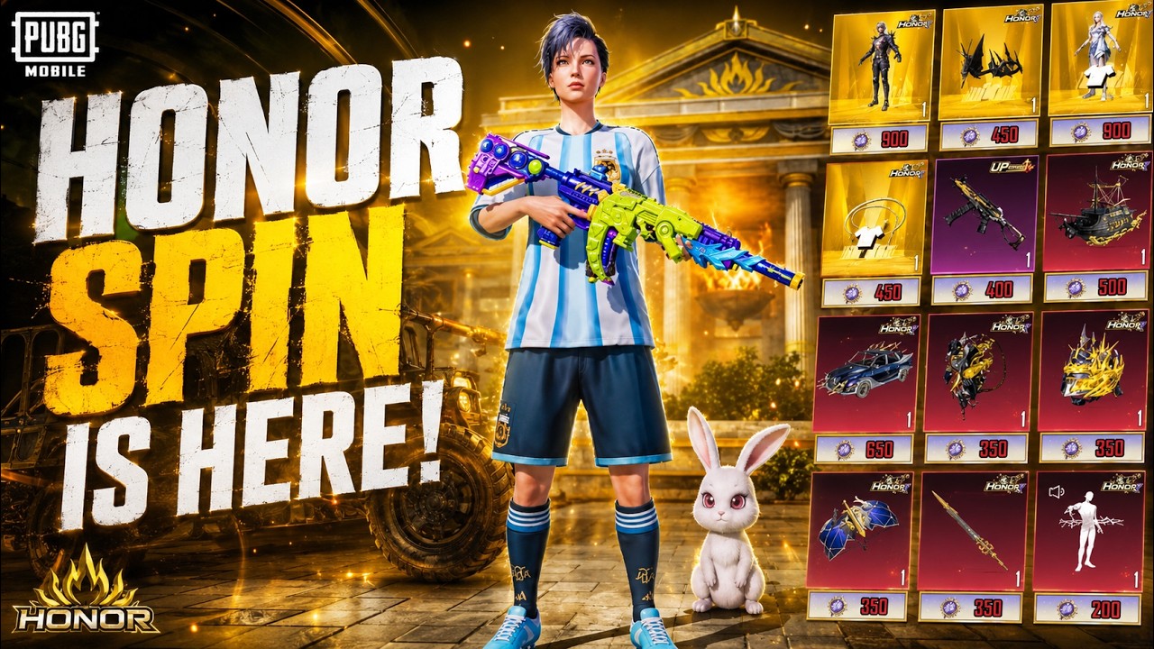 Новый Honor Spin уже здесь 🙀 PUBG MOBILE