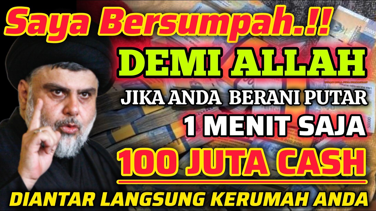 SELAMAT ANDA BERUNTUNG.‼️PUTAR SEKARANG ANDA AKAN TERIMA REZEKI LANGSUNG DARI MALAIKAT JIBRIL