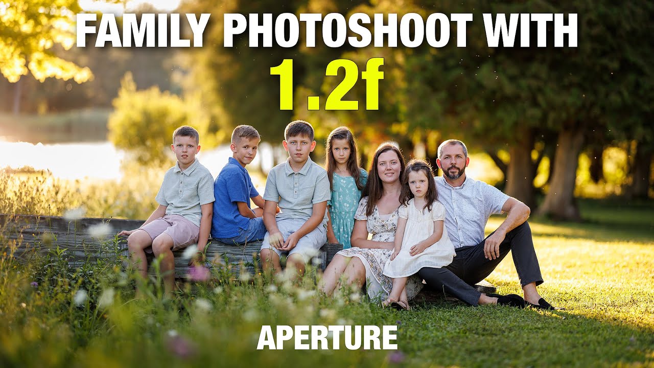 Family Portrait Photoshoot Behind the Scenes | Natural Light Pictures | Canon EOS R5 + RF 85mm 1.2L