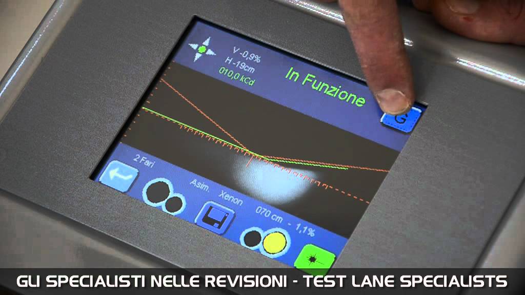 HEADLIGHT TESTER   PROVA FARI