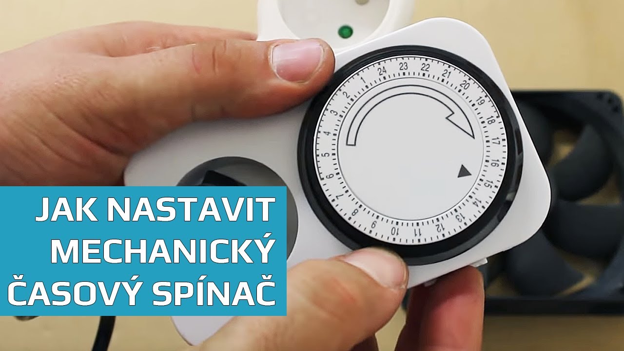 Mechanický časový spínač k osvětlení nad akvárium | SURPAN.CZ