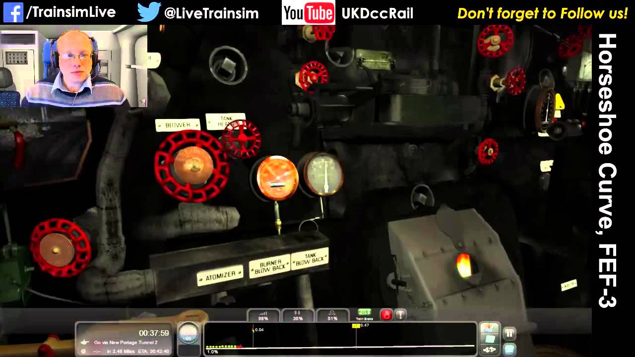 Train Simulator 2015 - Horseshoe Curve, FEF 3 Advanced