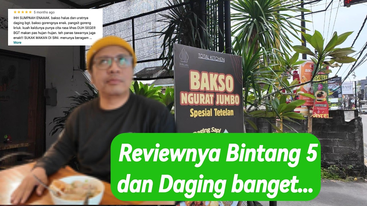 Eps#38 - Bakso Rumahan Review Daging Banget - Total Kitchen, Saturan, Yogyakarta