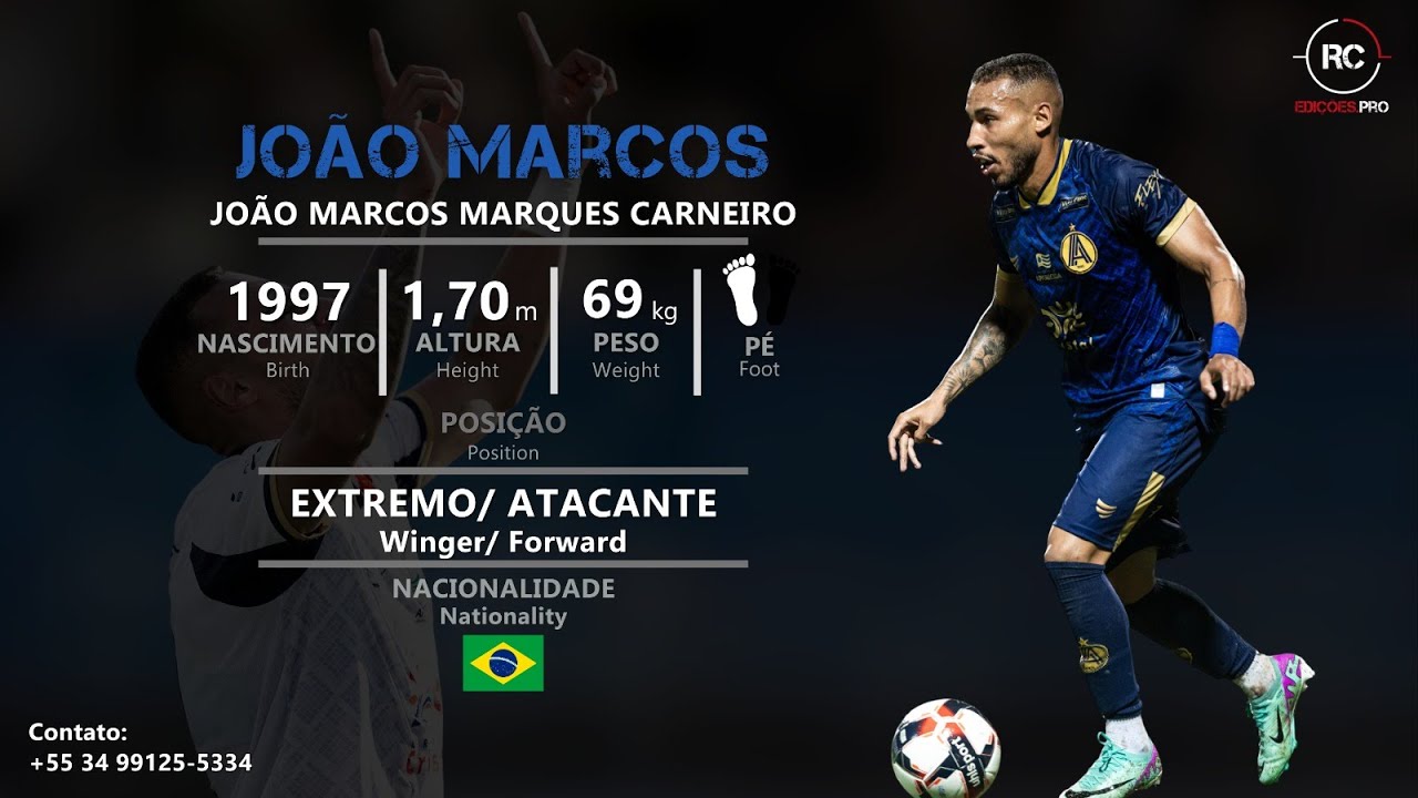 Jo&atilde;o Marcos - Extremo / Atacante (Winger / Forward) - 2025