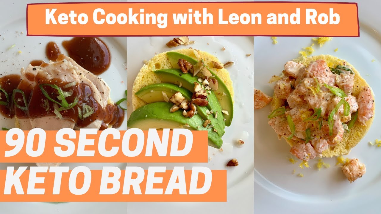 Keto Cooking with Leon and Rob - Episode 01 90 Second Keto Bread