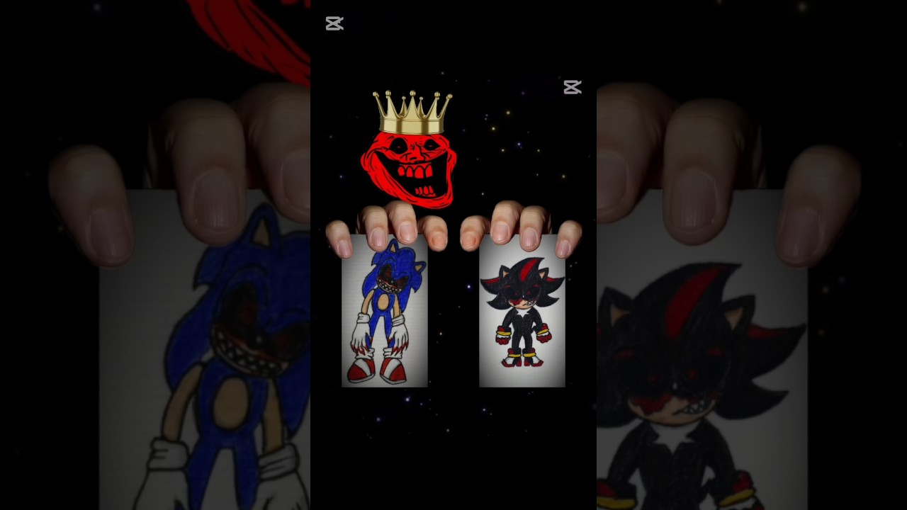 Sonic exe VS Shadow exe ||#trollface#sonicthehedgehog #shadowthehedgehog#trending #shorts