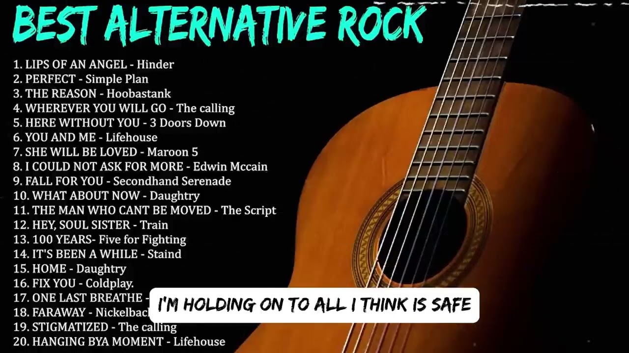 BEST ALTERNATIVE ROCK 2000s 🌻🌻  Hinder, Simple Plan, Hoobastank, The Calling, Linkin Park, Creed