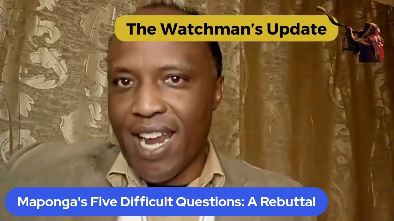 Maponga's Five Difficult Questions: Q#4: Who Needs the Blood? God, Man or The Devil?