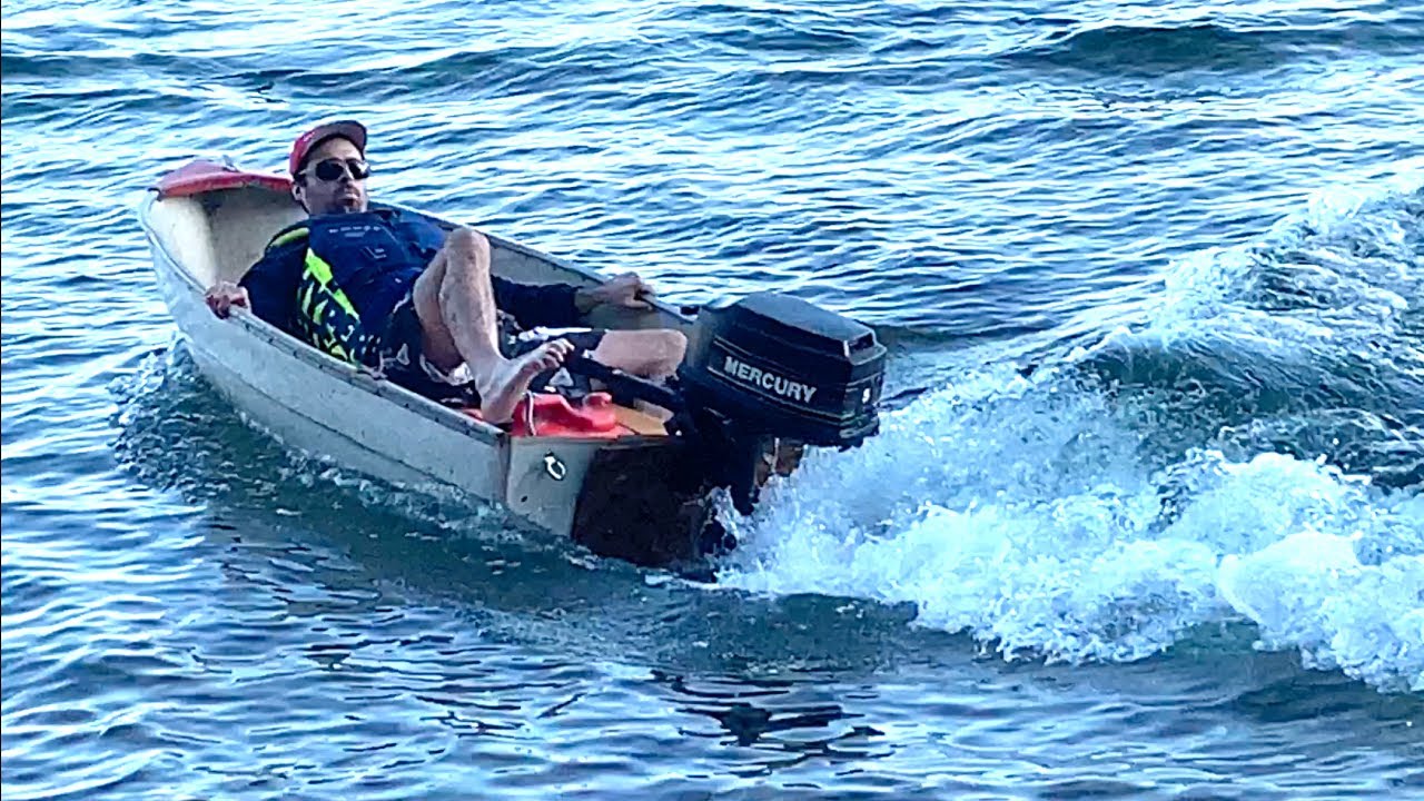 Installing Mercury 5 hp on Old Rowboat