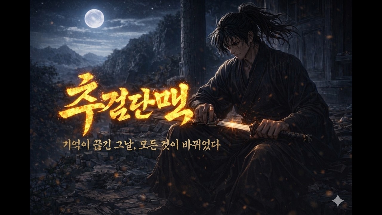 ［무협소설 ］안보면 후회! 추검단맥:기억이 끊긴 그날, 모든 것이 바뀌었다.Betrayed by His Master#먼치킨#무협#wuxia#swordmaster