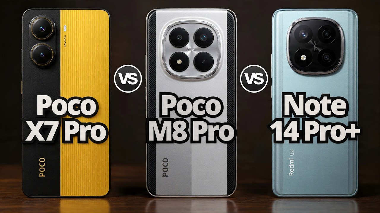 Poco M8 Pro Vs Poco X7 Pro Vs Redmi Note 14 Pro Plus ¿MEJOR XIAOMI? 🏆