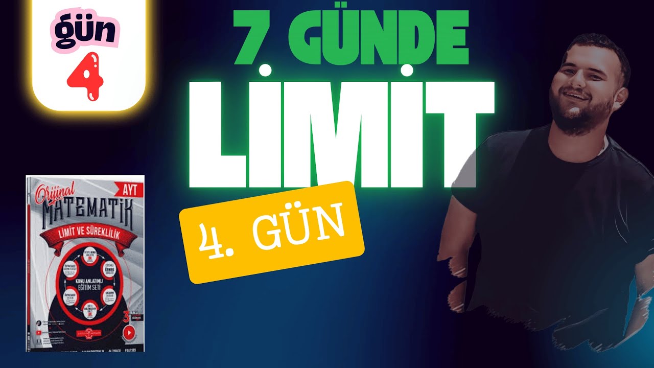7 GÜNDE LİMİT BİTİRME 4. GÜN  (LİMİTTE BELİRSİZLİK) | ORİJİNAL LİMİT FASİKÜLÜ SYF 58-69