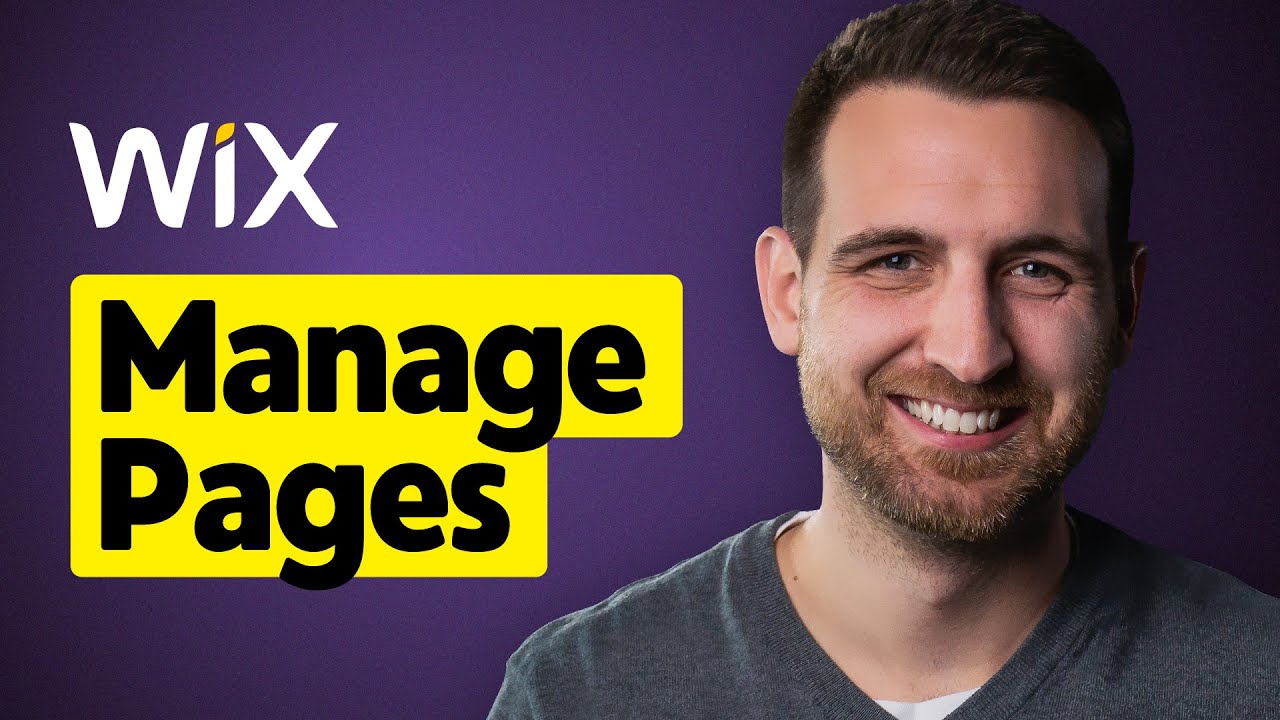 Как управлять страницами на Wix и редактировать их
