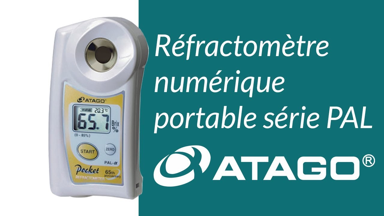 R&eacute;fractom&egrave;tre num&eacute;rique portable s&eacute;rie PAL, ATAGO&reg;
