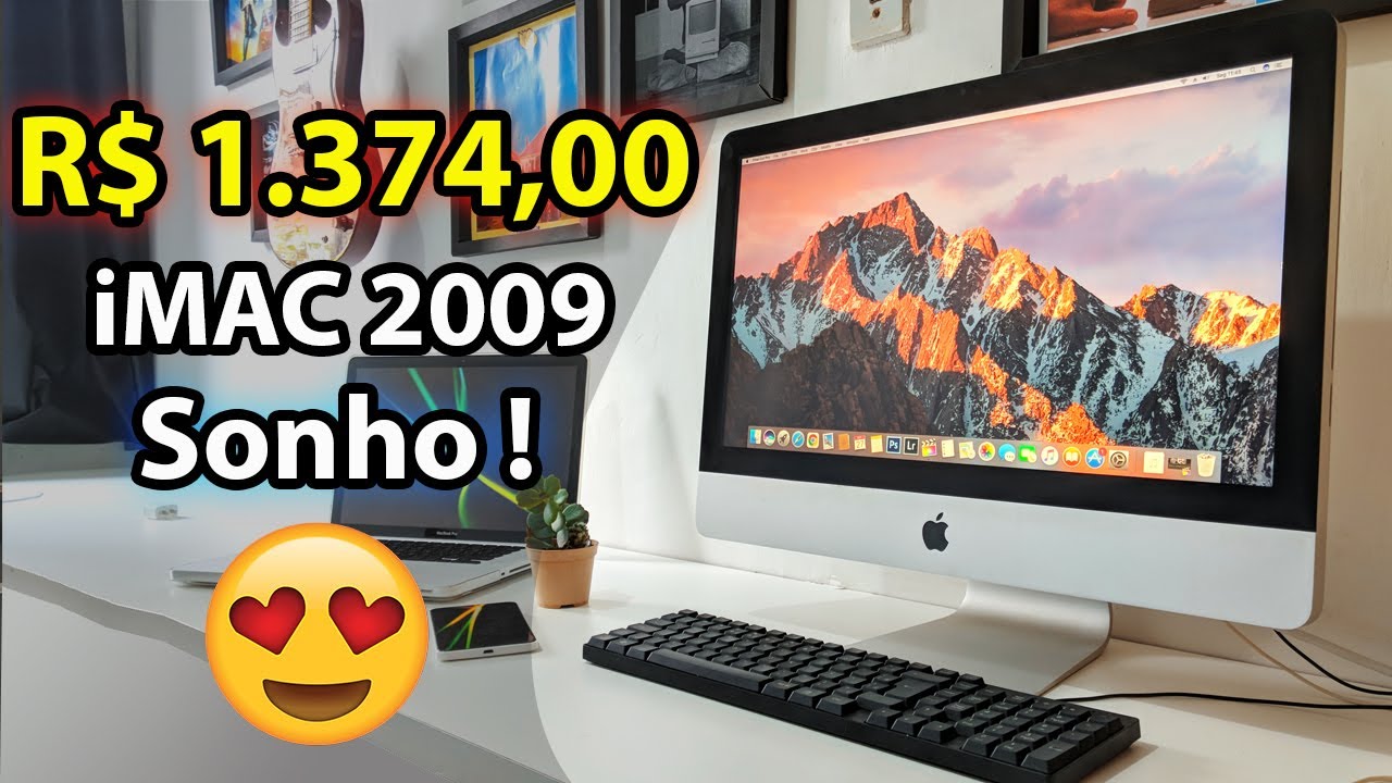 COMPREI UM APPLE iMAC 2009 NO MERCADO LIVRE | MEU NOVO COMPUTADOR| VALE A PENA EM 2025 ? REVIEW