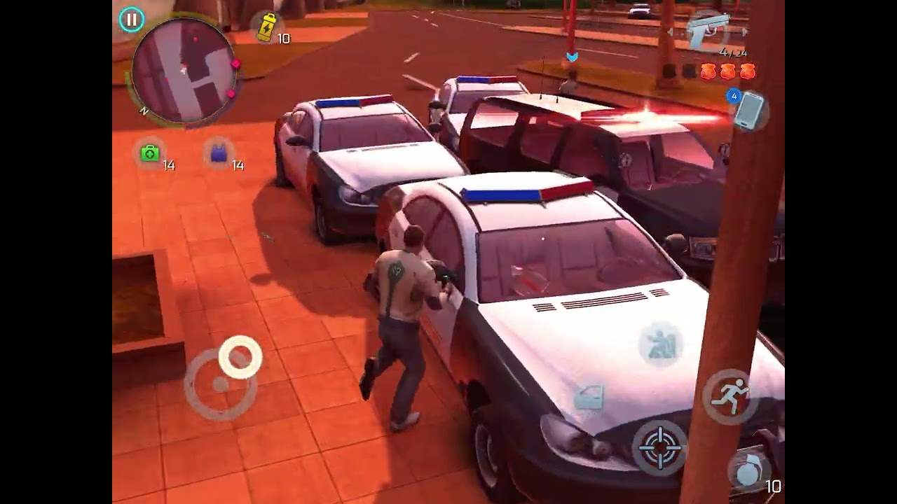 Gangstar Vegas Part 3811 Gameplay - AWESOME POLICE ESCAPE!