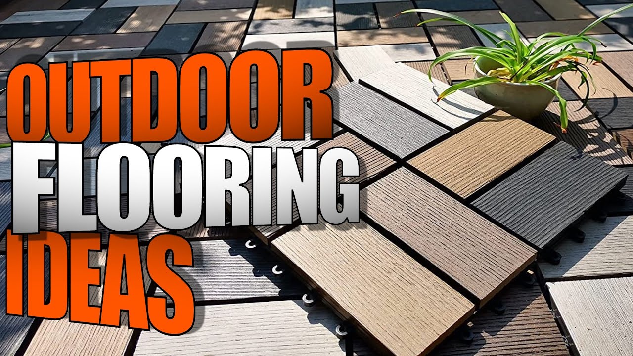 Outdoor Flooring Ideas | Best Backyard Floor Designs /w Deck Tiles