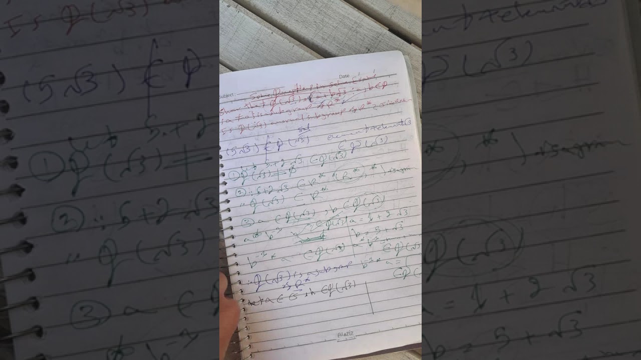 حل بعض اللأسئلة المكررة في مقرر نظرية الزمر الجزء الثاني 