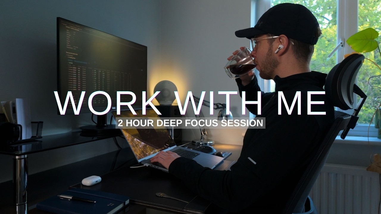 Work With Me | Disciplined 2hr Focus Session For Work, Study & Trading | 50-10-50 Pomodoro