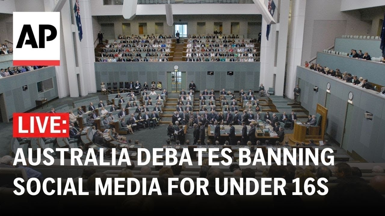 LIVE: Australia's parliament debates social media ban for children under 16