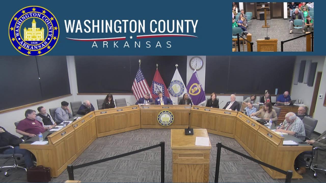 Washington County Regular Quorum Court Meeting 11/20/25