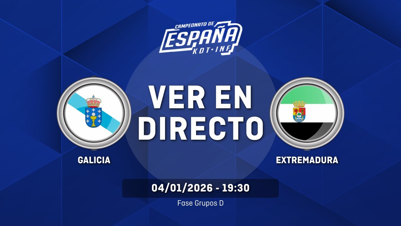 GALICIA vs EXTREMADURA | Fase Grupos | Grupo D | CESA Cadete Masculino
