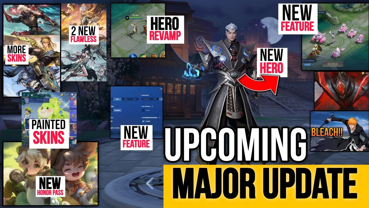 A Big Update is coming | New Hero, Mythic Skin, Flawless skin, New Features, Revamp | Collab!!