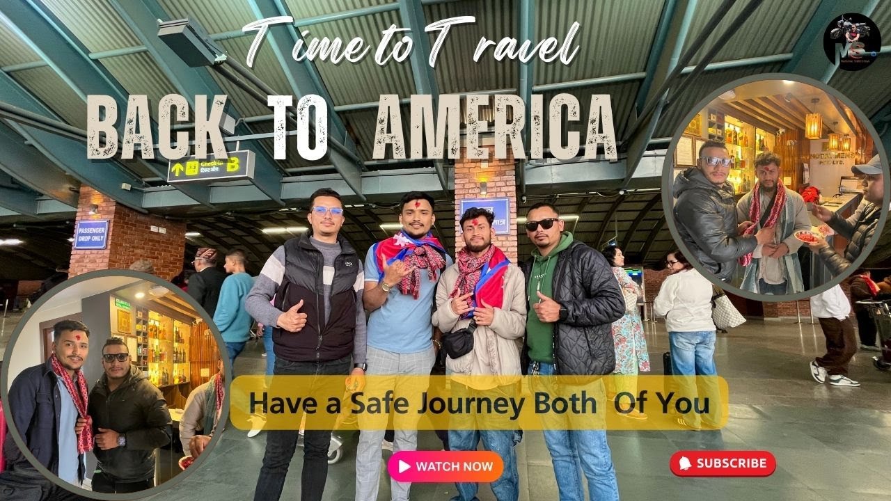 Farewell Moments | Back to America 🇺🇸 | Wishing You a Safe Journey ✈️