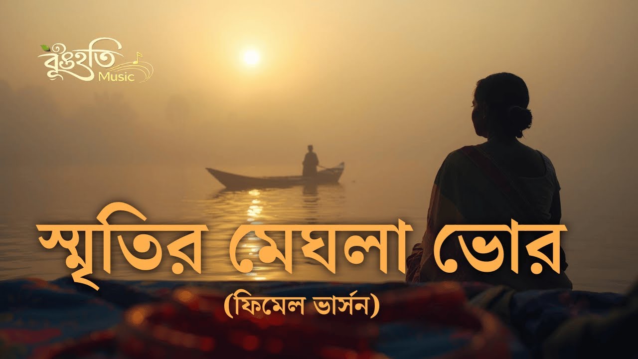 স্মৃতির মেঘলা ভোর | আল মাহমুদের কবিতার গান (female version)  | Bangla Poetic Song | BrighHoti Music