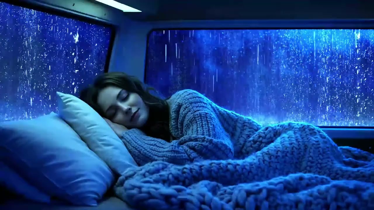 Ultimate Rain Sleep Experience 🚗 Rain Sounds in Car with Thunder | Heavy Rain Sounds for Sleeping