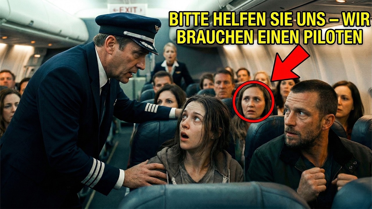 Niemand nahm die Studentin im Flugzeug ernst… bis der Pilot zusammenbrach