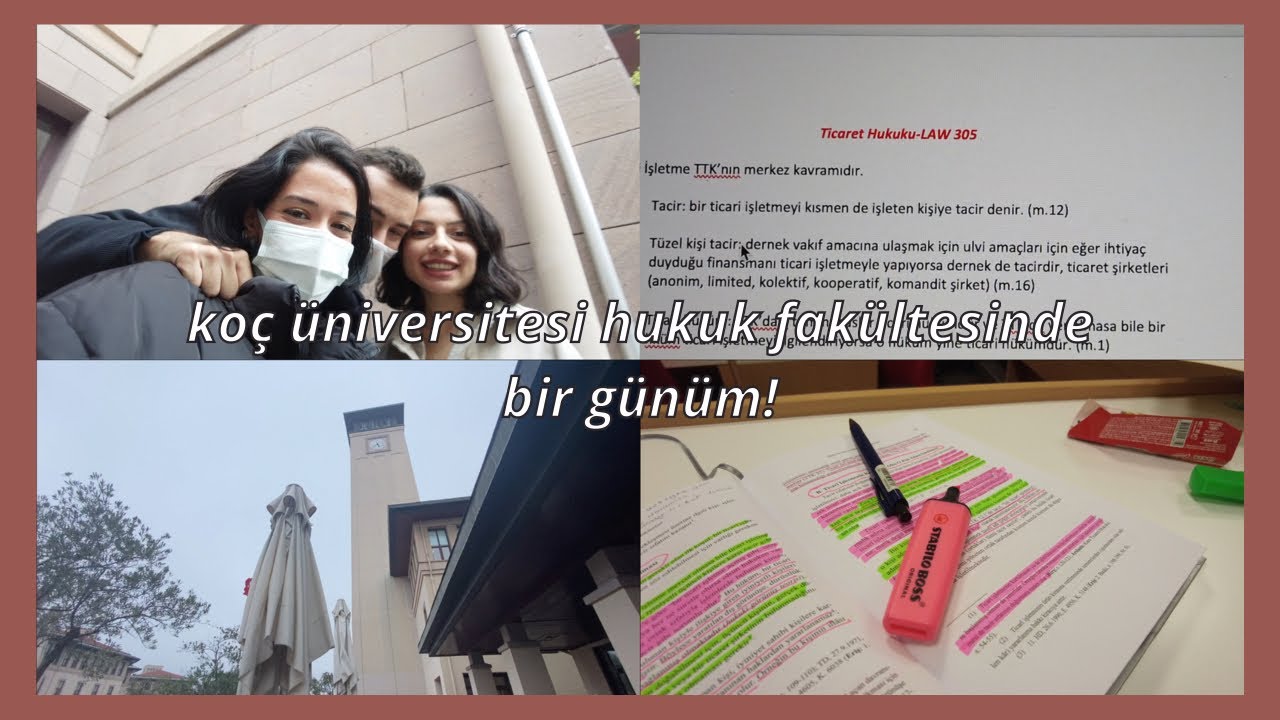 KOÇ ÜNİVERSİTESİ HUKUK FAKÜLTESİNDE BİR GÜNÜM! saçlarımı kestim/ dersler çok yoğunlaştı..