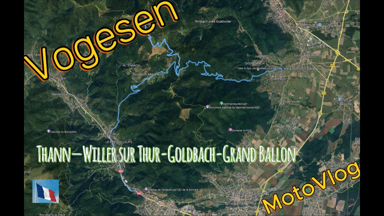 Vogesen-Strecken / Thann-Goldbach-Col Amic-Grand Ballon Teil 1