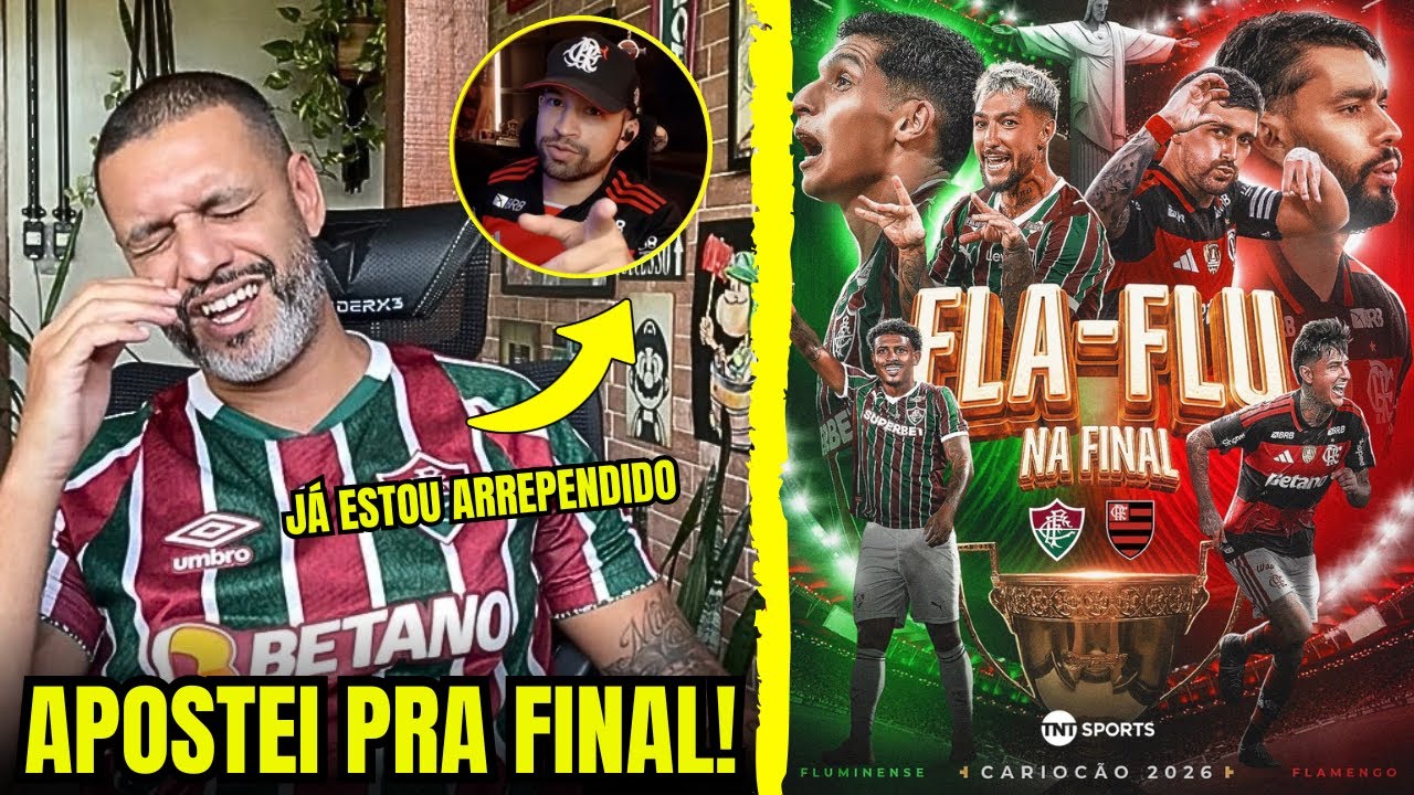 FINAL FLA X FLU E APOSTA COM JOSÉ ARCE