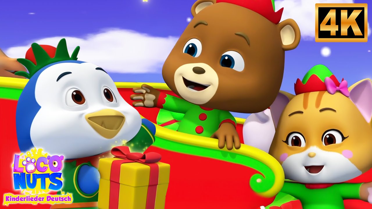 Klingende Glocken 🔔 Weihnachtslied für Kinder | Lustige Kinderreime